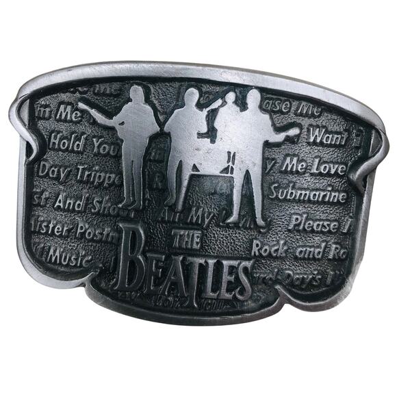 Limited Edition Beatles Belt Buckles 1992 Pewter with COA's - Picture 2 of 7